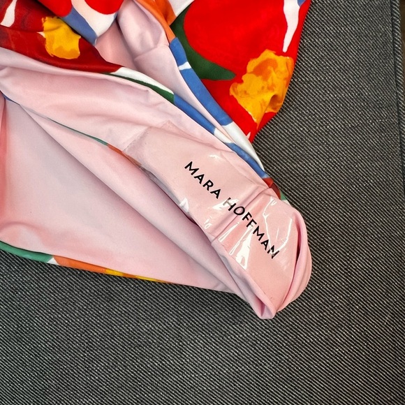 Mara Hoffman Aya One-Piece Swimsuit – Size M, NWOT, floral, halter - Picture 7 of 7